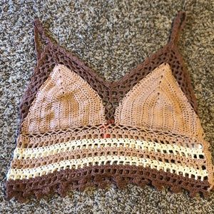 Chelsea and violet crochet crop top